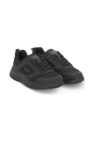 Slazenger Glen I Kadın Siyah / Siyah Koşu & Yürüyüş Spor Ayakkabısı Siyah