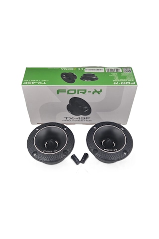 For-x Dome Tweeter 10cm - Pro 200w 100 Rms Tiz - For-x Tx-49f 10cm Dome Tweeter