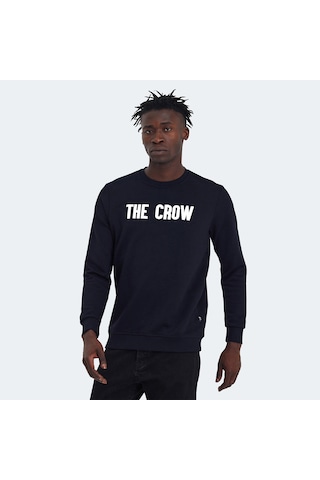 The Crow THE CROW Erkek Lacivert Sweatshirt