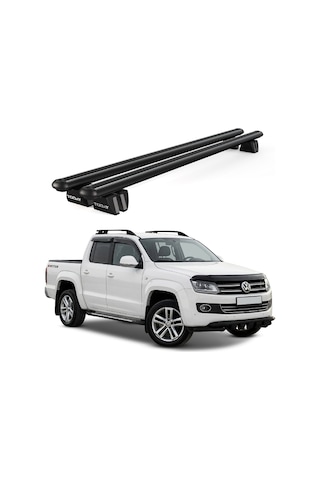 Pençe Volkswagen Amarok Ara Atkı 2010-2016 Uyumlu Siyah Ara Atkı Port Bagaj Tavan Barı