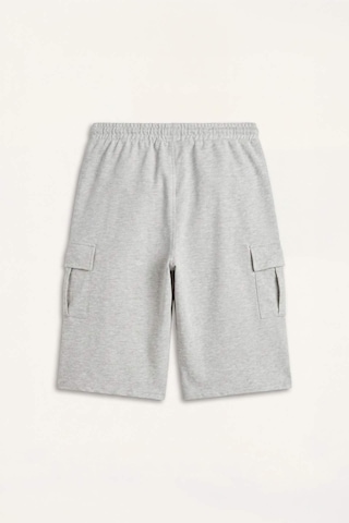 Defacto Relax Fıt Düz Paça Sweatshirt Kumaşı Uzun Şort H2058ax26smgr210 Gri-gr210