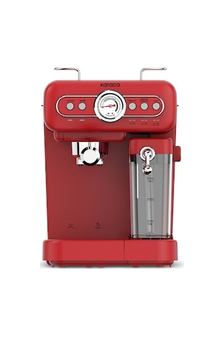 Karaca Vintage Craft Süt Hazneli Espresso, Latte Ve Capuccino Makinesi Cream