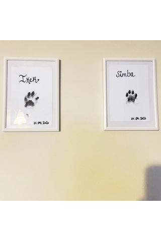 Yenidoğan Bebek Ayak Izleri El Izi Mürekkep Pedleri Kitleri Dıy Fotoğraf Çerçevesi Aksesuarları Yenidoğan Bebek Pet Kedi Köpek Paw Baskılar Hatıra