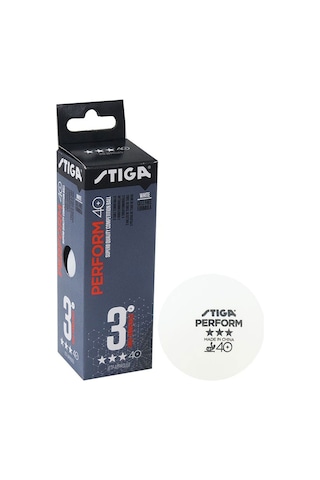 Stiga Perform Masa Tenisi Maç Topu Beyaz Renk
