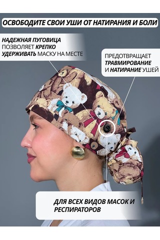 Geminiko Anesteziologlar İçin Pamuklu Tıbbi Bone 430256522