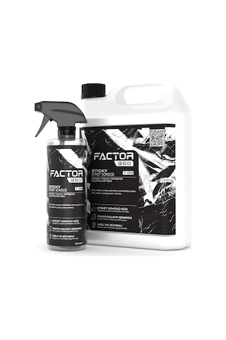 Factor360 Otomobil Etiket Folyo Yapışkan Kalıntı Temizleyici 5l