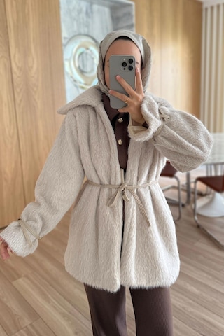 Alpaka Kürk - Bej Bej