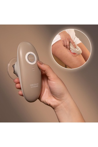 Cecotec Selülit Masaj Aleti Cilt Bakımı Emme İtme. Ems Vücut Ve Yüz İçin 3 Mod, Kırmızı Led Işık, Emme Fonksiyonu, 3 Yoğunluk Seviyesi, 2 Değiştirilebilir Başlık, 60 Dakika Pil Ömrü