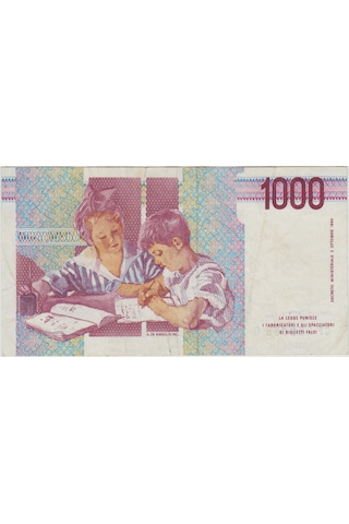 İtalya 1000 Liret 1990 Ççt.