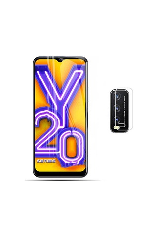 Vivo Y20 Zore Nano Kamera Koruyucu Renksiz
