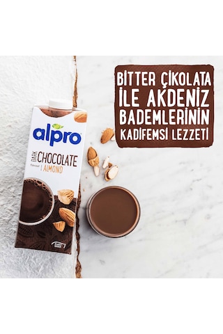 Alpro Bitter Çikolata Badem İçeceği 2 x 1 L