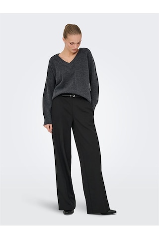 Only Onlmarı Ls Loose V-neck Knt Kadın Gri Kazak - 15360940 Gri