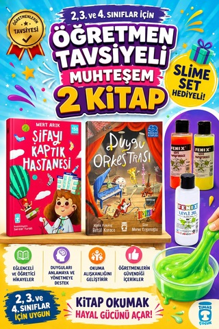 Timaş 2,3. Ve 4.sınıflar İçin Şifayı Kaptık Eczanesi -duygu Orkestrası Slime Set Hediyeli