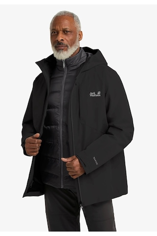 Jack Wolfskin Icecape 3ın1 Down Jkt M Erkek Wat.si Siyah