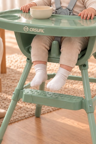 Chopo Pratik Mama Sandalyesi Emniyet Kemerli, Kolay Temizlenebilir, Ayak Dinlendirmeli Bebek Mama Sandalyesi