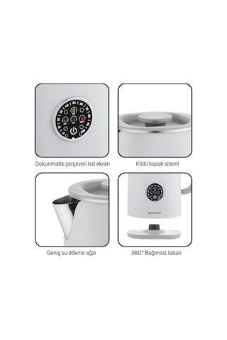Conti Ck-300 Therma 1.7 L 1500 W Dijital Kettle