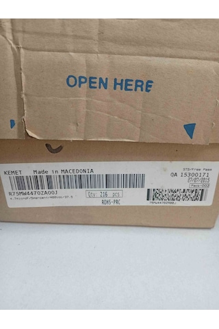 R75mw4470za00j 4.7mf 400v 37.5 Polyester Kondansatör 7 Adet