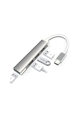 Batcell 4 Port Type-C USB Çoğaltıcı USB Hub OTG USB Çoklayıcı Type c 3.0