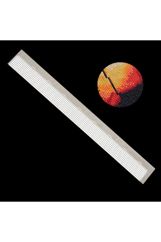 Xiyyadms Elmas Boyama İçin Paslanmaz Çelik Cetvel - Mükemmel Hizalama Aracı Diğer