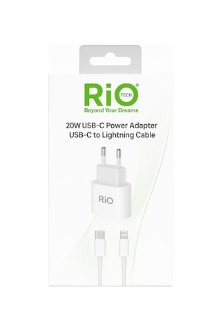 Riotech 20w Type-c Adapter To Lightning Cable