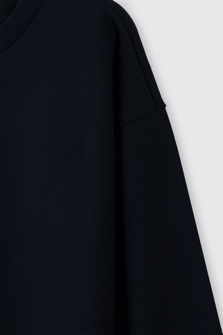 Panço Erkek Çocuk Bisiklet Yaka Lacivert Sweatshirt