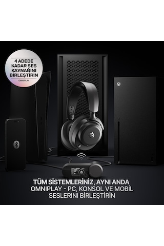 Steelseries Arctis Nova Pro Omni Wireless Ve Bluetooth Hi-res Oyuncu Kulaklığı