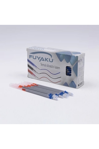 Fuyaku Gümüş Deri Kalemi Plastik 100 Adet