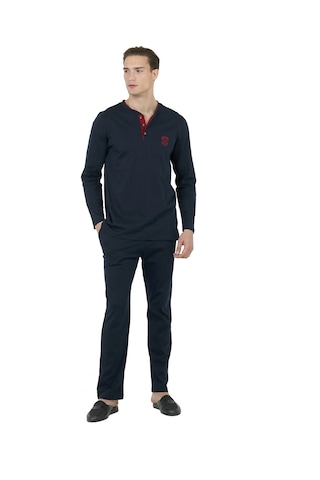 D's Damat Ds Damat Regular Fit Cotton Pijama Takımı K.lacivert Ds501005 R035 Lacivert