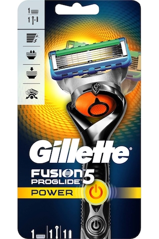 Gillette Fusion ProGlide FlexBall Power Tıraş Makinesi + Ultra Hassas Tıraş Jeli 200 ML + Yedek Başlık 5'li