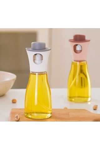 220 Ml Çok Amaçlı Spreyli Cam Şişe Yağlık & Sirkelik