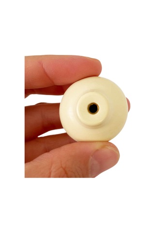 15 Adet Kamelya Kulp Krem Polimer Düğme Kulp Mantar Mobilya Mutfak Dolabı Çekmece Kulbu Kulpları