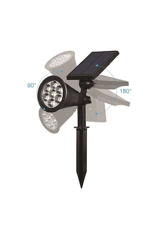 Global K2 Kba746 7w Amber Kazıklı Solar Çim Armatürü Amber