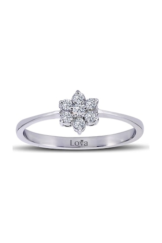 Lova Pırlanta Papatya Yüzük - 1020245