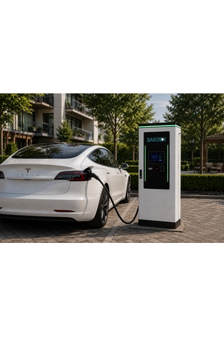 Şarjex 60 Kw Çift Kablolu Dc Elektrikli Araç Hızlı Şarj İstasyonu