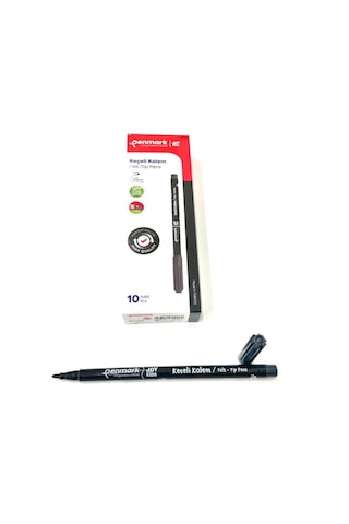 Yuvarlak Uç Yıkanabilir Keçeli Kalem 10 'lu 1 Paket