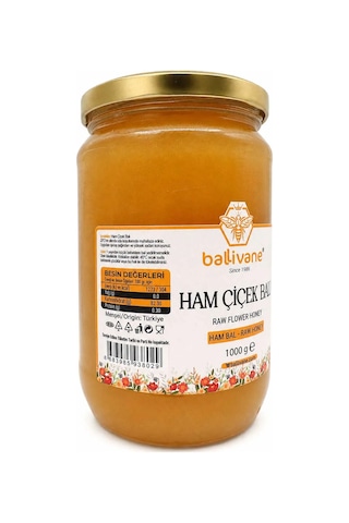 Ham Çiçek Balı Raw Flower Honey 1 Kg.