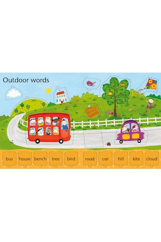 Lift-the-Flap Word Book- Usborne