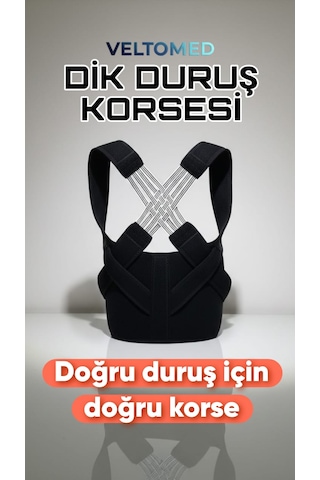 Ortopedik Dik Duruş Korsesi Kamburluk Sırt Omuz Korse Dik Durmak Için Dik Durma Aparatı Kambur Kifoz