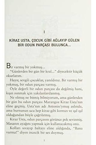 Pinokyo Kısaltılmış Metin