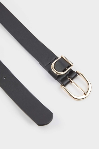 Defacto Kadın Oval Toka Suni Deri Jean Kemeri F3271axnsbk27 Siyah