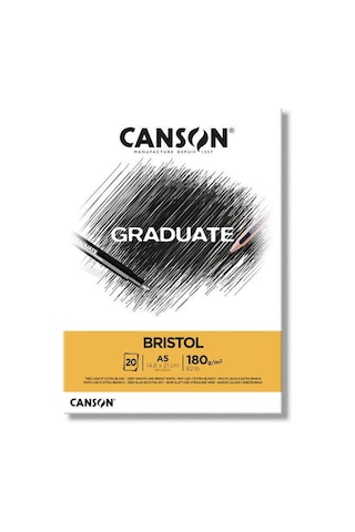 Canson Graduate Bristol Blok 180 G A5 20 Yp.