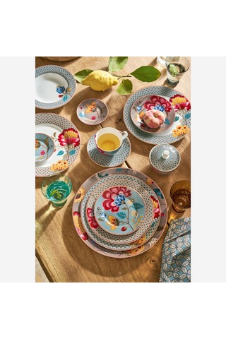 Haki Porselen Çukur Tabak 21,5 Cm
