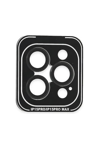 Cosmotex Joko iPhone Uyumlu 15 Pro Max Pvd Metal Kamera Lens - Siyah 99264334