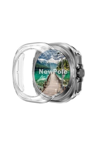 Samsugn Galaxy Watch 7 Ultra 47mm Kasa Koruyucu Kılıf Şeffaf Tam Uyumlu Sert Pc Darbeye Dayanıklı Galaxy Watch 7 Ultra İle Uyumlu Kapak Akıllı Saat Kılıfı Şeffaf