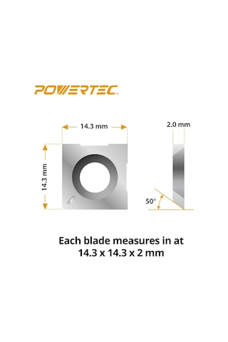 Powertec Spiral Ve Helisel Kesici Kafalar Için 14.3mm Karbür Uçla Diğer