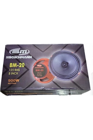 Boschmann Bm-20 Midrange 20cm 900 Watt 125 Rms 2 Adet