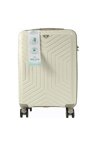 Metropolitan Sdr 103 Pp Valiz Seti - Büyük + Orta + Kabin Boy - Kemik / Gri