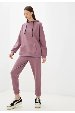 Blacksı Oversize Spor Takım Elbisesi 78991293 Leylak