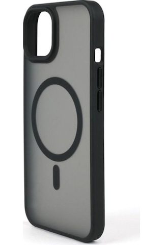 Apple Uyumlu iPhone 15 Pro Mat Rengi Magsafe Destekli Koruyucu Lüks Kılıf Kapak Silikon Ark