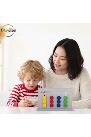 Master Abacus Rubik Abaküs Montessori Zeka Oyunu Dijital Oyun Kartları Ile Destekli